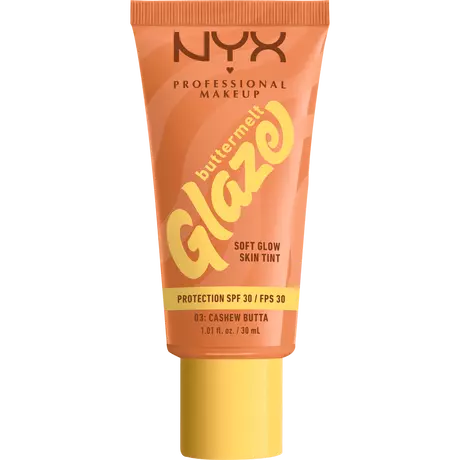 NYX Professional Makeup Buttermelt Glaze Skin Tint SPF30 3 Cashew Butta