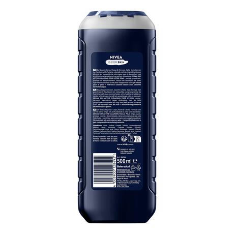 NIVEA MEN Active Clean Douchegel & Shampoo 3-In-1 Formule 500 ML