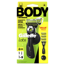 GilletteLabs Body Scheerapparaat Met 4 navulmesjes