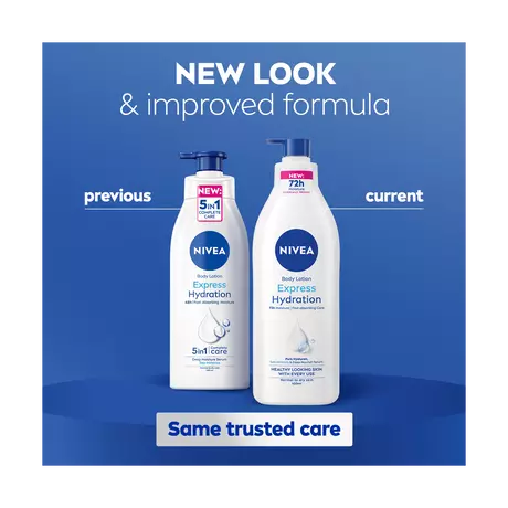 NIVEA Express Bodylotion Pomp 400 ML