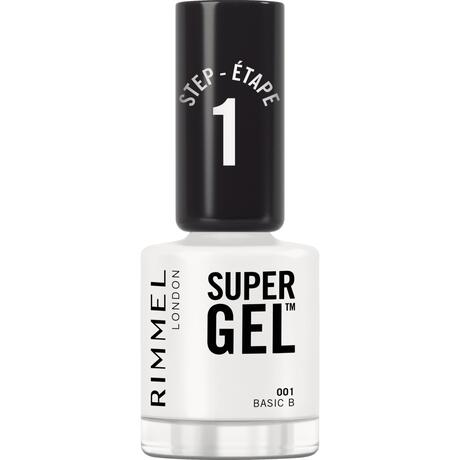 Rimmel London Super Gel Nailpolish 001 Basic B 12 ML