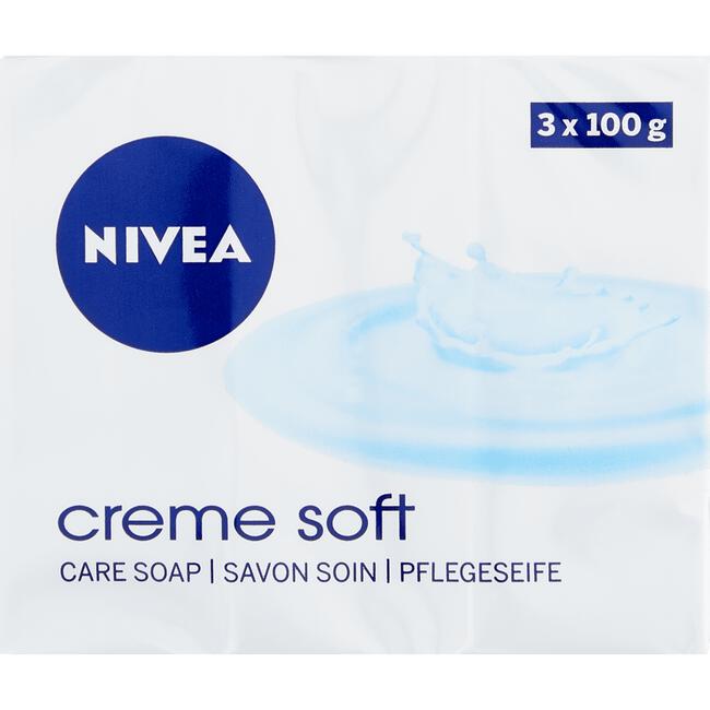 Nivea Crème Soft Handzeepbar 3x100 GR