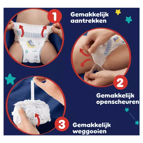 Pampers Baby Dry Night Pants Luierbroekjes Maat 4 9-15 KG 40 Stuks