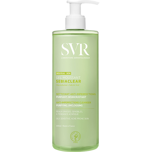 SVR Sebiaclear Moussant Gel Reinigend tegen onzuiverheden 400ML