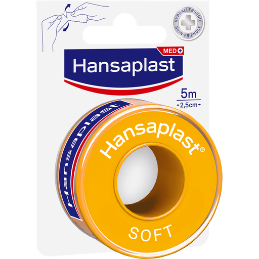 Hansaplast Classic Soft Hechtpleister 5 M x 2,5 CM