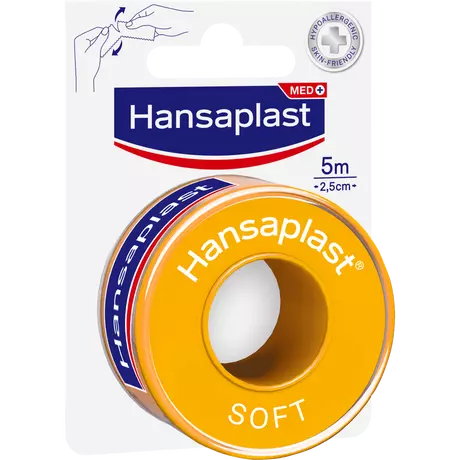 Hansaplast Classic Soft Hechtpleister 5 M x 2,5 CM