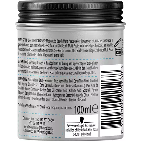 Got2b Beach Matt Paste 100 ML