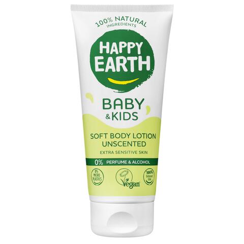 Happy Earth Baby & Kids Soft Body Lotion Parfumvrij 200 Ml