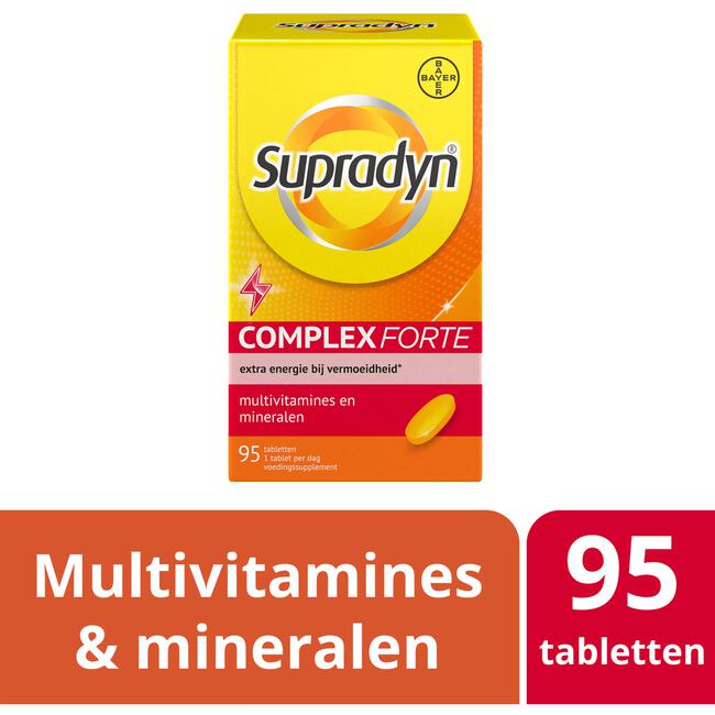 Supradyn Complex Forte Multivitamine Voor Extra Energie 95 Tabletten