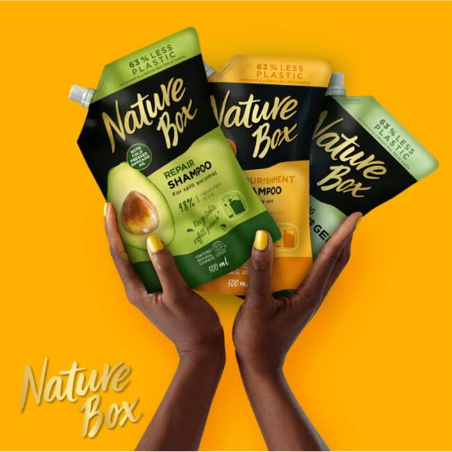 Nature Box Avocado Caring Douchegel Navulverpakking 500 ML