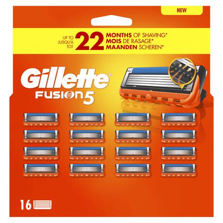 Gillette Fusion5 Navulmesjes 16 Stuks