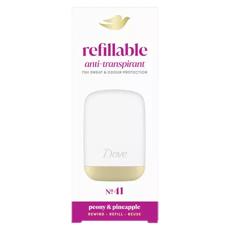 Dove Peony Antiperspirant Deodorant Refillable Starter Kit