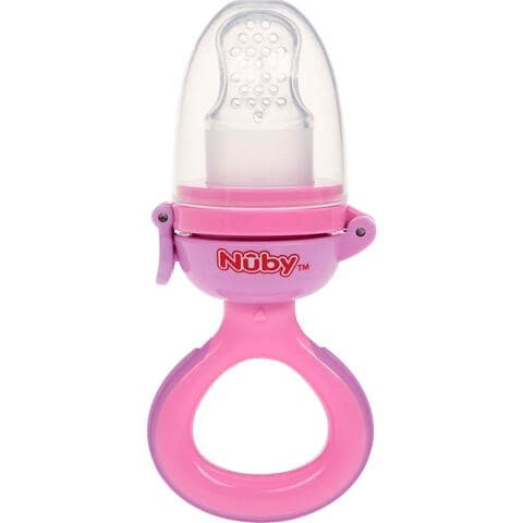 Nuby Siliconen Nibbler - 6m+ - Roze
