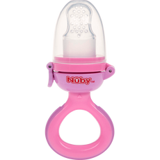 Nuby Siliconen Nibbler - 6m+ - Roze