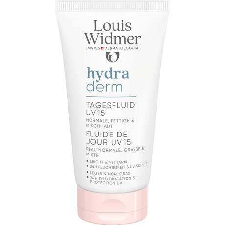 Louis Widmer Hydraderm Dag Fluide SPF15 Licht Geparfumeerd 50 ML