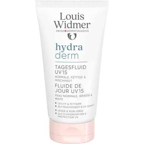 Louis Widmer Hydraderm Dag Fluide SPF15 Licht Geparfumeerd 50 ML