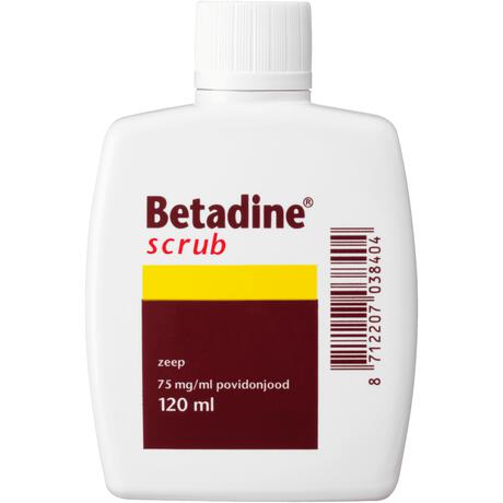 Betadine Scrub Povidonjood 75 mg/ml 120 ML
