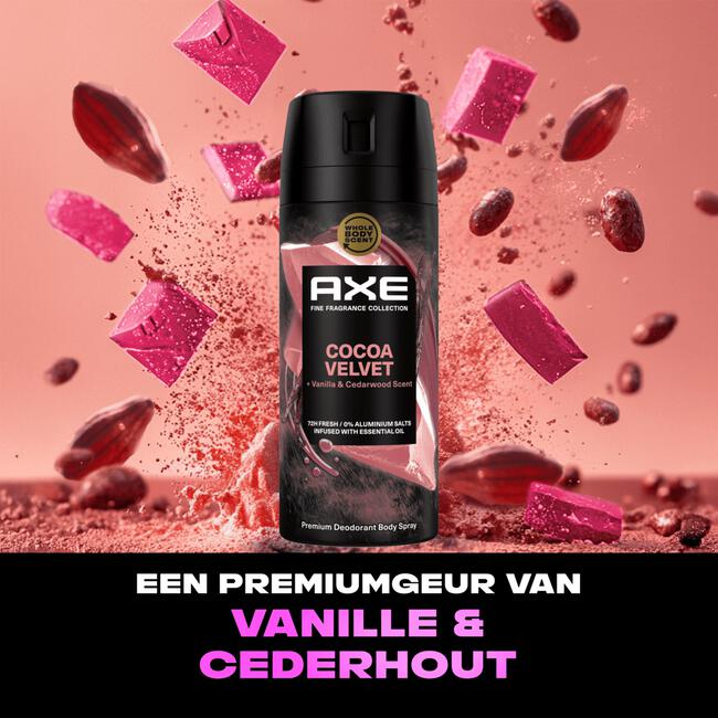 Axe Fine Fragrance Cocoa Velvet Deodorant Body Spray 150 ML