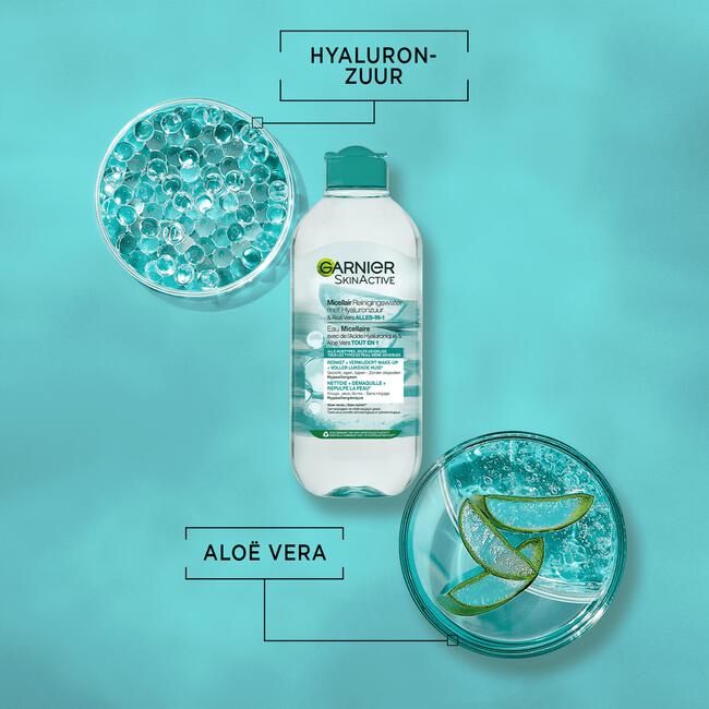 Garnier SkinActive Micellair Reinigingswater met Hyaluronzuur & Aloë Vera 400 ML