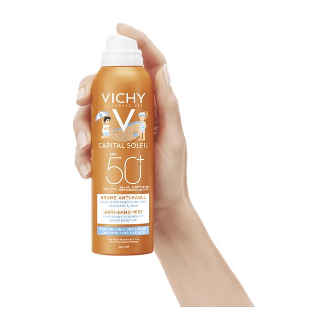 Vichy Capital Soleil Anti-Zand Zonnebrandspray Kind SPF50+ 200 ML