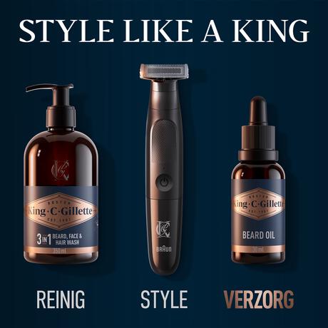 King C. Gillette Baardolie 30 ML