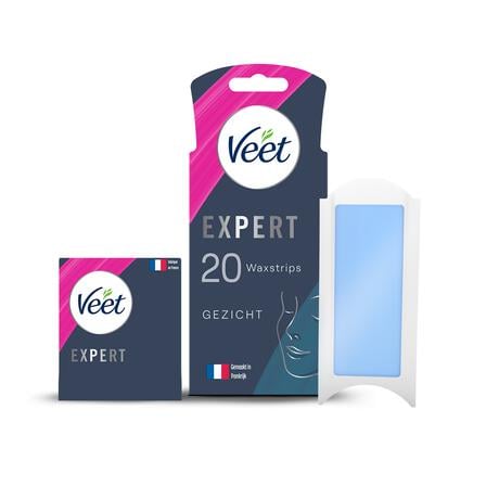 Veet Expert Ontharingsstrips Gezicht Gevoelige Huid 20 stuks