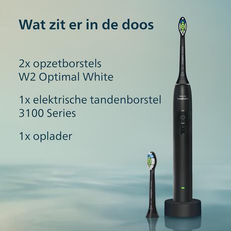 Philips Sonicare Elektrische Tandenborstel 3100 Series Zwart - HX4032/32