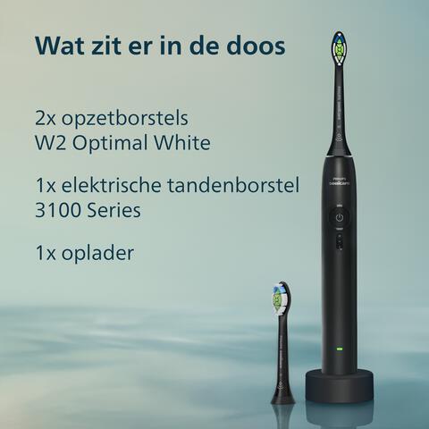 Philips Sonicare Elektrische Tandenborstel 3100 Series Zwart - HX4032/32