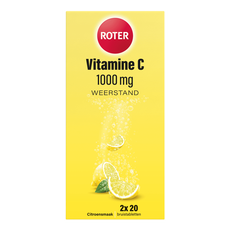 Roter Vitamine C Bruis 1000 mg Citroen 40 bruistabletten