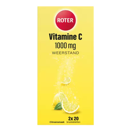 Roter Vitamine C 1000 MG Citroen Bruistabletten 40 stuks