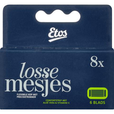 Etos Scheermesjes 6-Blads 8 stuks