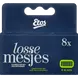 Etos 6-Blads Navulmesjes Zwart 8 stuks