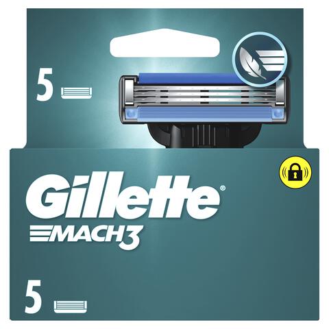 Gillette Mach3 Navulmesjes 5 Stuks