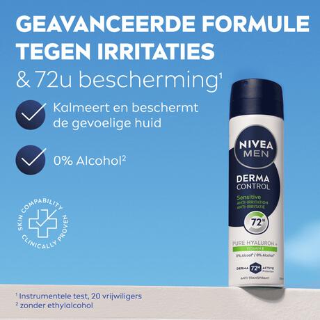 NIVEA MEN Derma Control Sensitive Deodorant Spray 150 ML