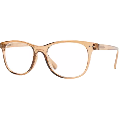 Etos Leesbril Glanzend Grijs/Beige +2.5