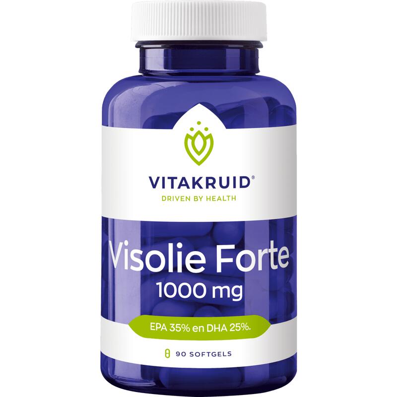 Vitakruid Visolie Forte 1000 MG Softgel Capsules 90 stuks