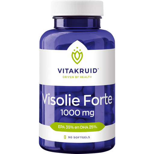 Vitakruid Visolie Forte 1000 MG Softgel Capsules 90 stuks
