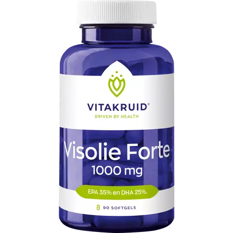 Vitakruid Visolie Forte 1000 MG Softgel Capsules 90 stuks