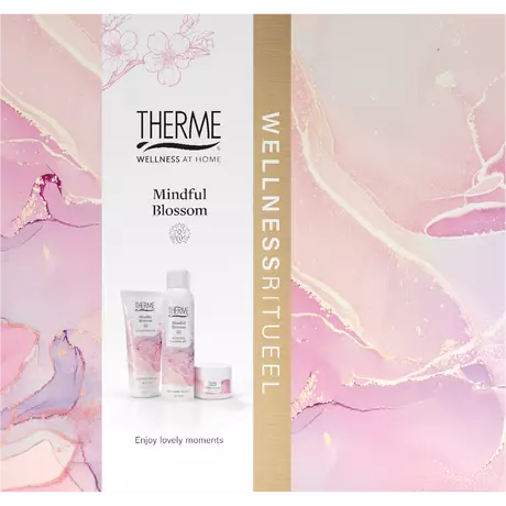 Therme Mindful Blossom Cadeauset Shower Foam Body Butter Shower Scrub