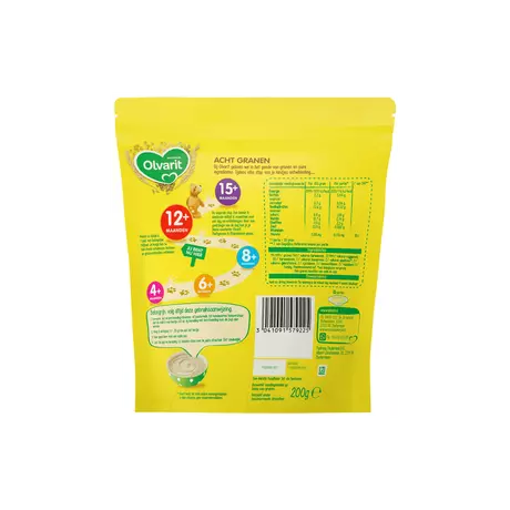 Olvarit Acht Granen 12+ Maanden 200 gram