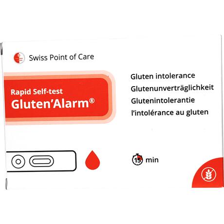 Swiss Point of Care Gluten' Alarm Zelftest