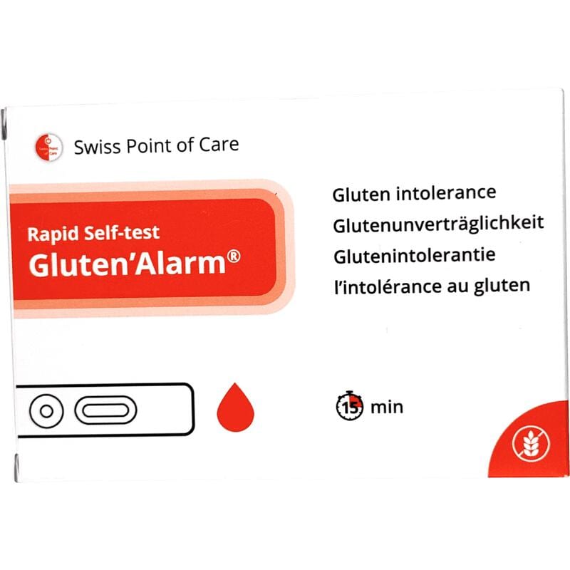 Swiss Point of Care Gluten' Alarm Zelftest