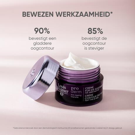Louis Widmer Proderm Oogomtrekcrème Zonder Parfum 30 ML