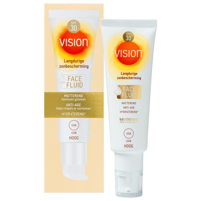 Vision Face Fluid Zonnebrand SPF30 50 ML