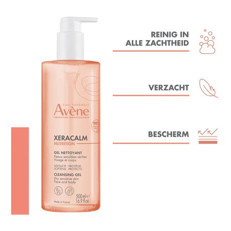 Avène Xeracalm Nutrition Reinigingsgel 500 ML