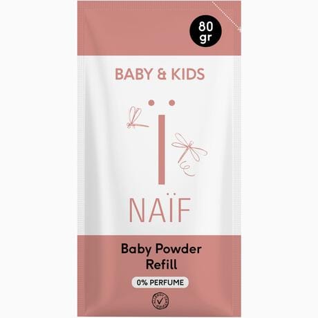 Naïf Babypoeder Refill Sachet 80GR