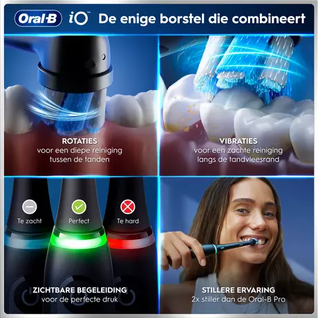 Oral-B iO 6 Zwart & Roze Duo Elektrische Tandenborstels