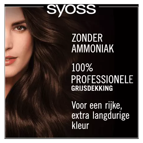 Syoss Oleo Intense Permanente Haarkleuring 4-86 Fluweelbruin/Châtain Velours 115 ML