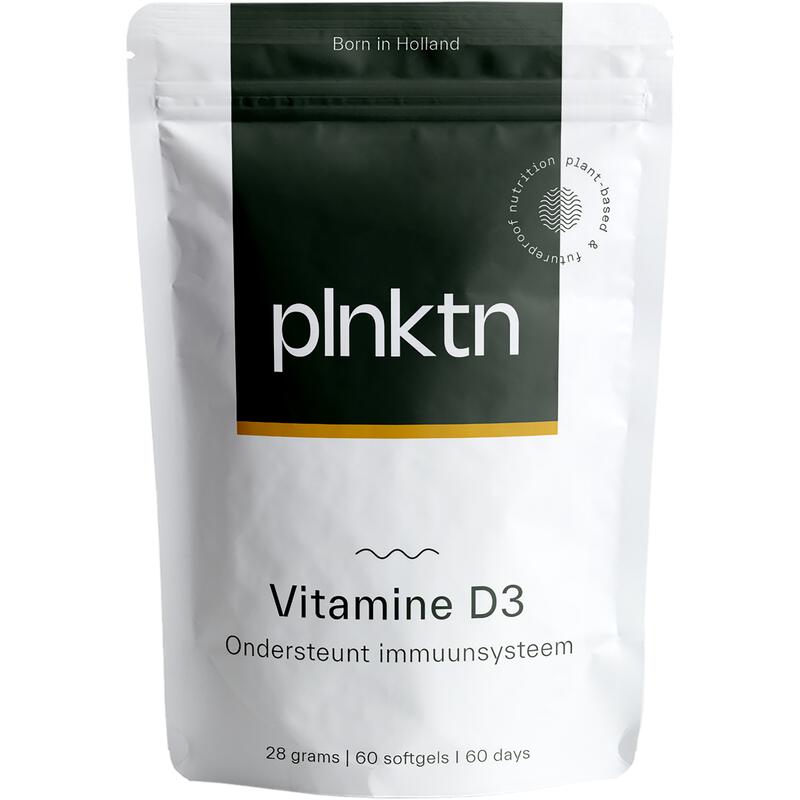 Plnktn Algenolie Vitamine D3 60 stuks