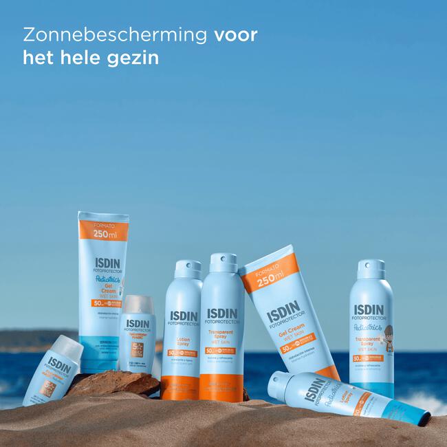 ISDIN Transparent Zonnebrand Spray Wet Skin SPF50 250 ML  